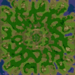 영웅 레벨 20까지 v08 Reforged terrain minimap