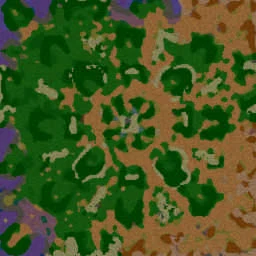 24 Player Gold Rush terrain minimap