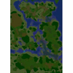 2P Campaign: NightElf 03 terrain minimap