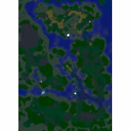 2P Reforged: NightElf 03 terrain minimap