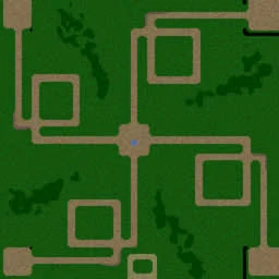 4 Hero Meze TD_v2.6 terrain minimap