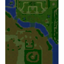8 Hero Siege Ashenvale terrain minimap