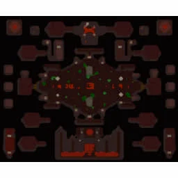 Angel Arena XV in Hell terrain minimap