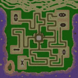 Archer TD Solo [version 3.5] terrain minimap