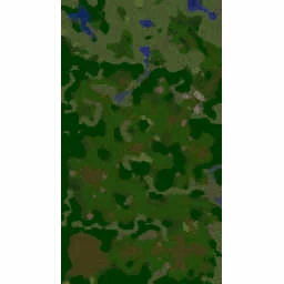 Battle of Mount Hyjal terrain minimap