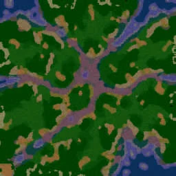 Bois des Gnolls terrain minimap
