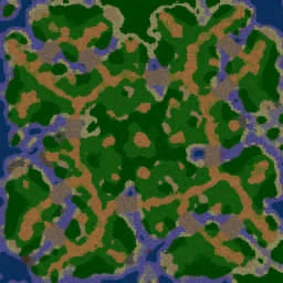 Bridge Too Near Random Hero terrain minimap