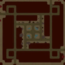 Burbenog TD: Oblivion (Demonic) terrain minimap