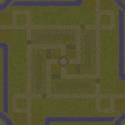 Burbenog TD - Rise of the Fallen X terrain minimap