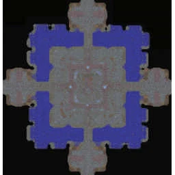 Castle Defense THIRI (0.98o) terrain minimap