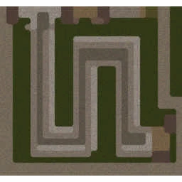 Charging Undead TD terrain minimap