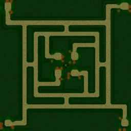 Circle Green TD v1.02 terrain minimap