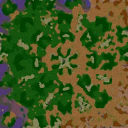 Corsa all'Oro terrain minimap