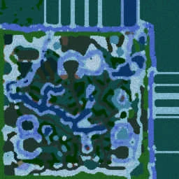 Creep Wars X.6 terrain minimap