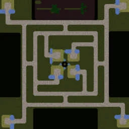 Darknees Green Circle TD terrain minimap