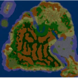 Darwin's Island TFT v2.48c terrain minimap