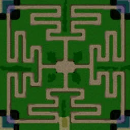 DBZ Hero Maze TD v6.6 Survival terrain minimap
