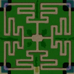 DBZ Hero Maze TD v7.a Survival terrain minimap
