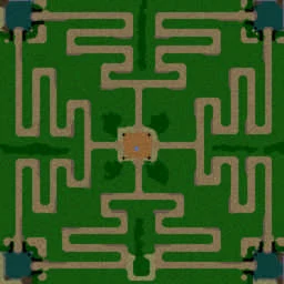 DBZ TD Fusion v3.3 terrain minimap