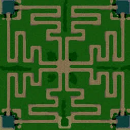 DBZ TD The Fusion Levels Survivor terrain minimap