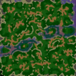 Divide and Conquer - Altered Melee terrain minimap