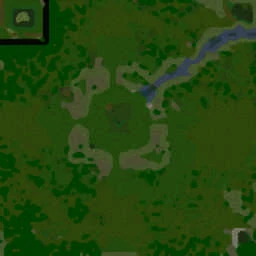 DOTA Allstar's Survival Du terrain minimap