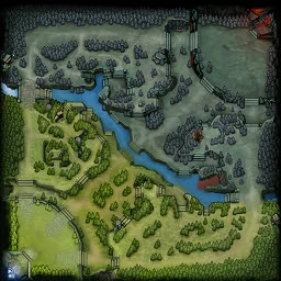 DotA 6.8 AI terrain minimap