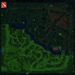 DotA AI REBORN terrain minimap