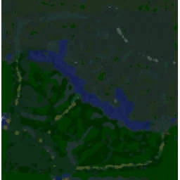 DotA v6.72f AI 1.2 ESP "NIGHTMARE" terrain minimap