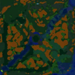 Dota DDay DBZ Arena v6.0b terrain minimap