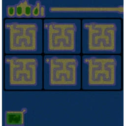 Drowning TD v2.7 terrain minimap