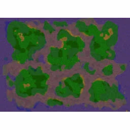 Echo Isles (Random Heroes) terrain minimap