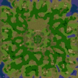 Emerald Gardens terrain minimap