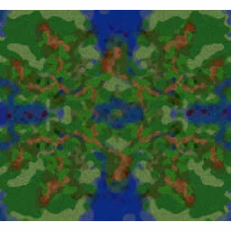 Faeries Crossing terrain minimap
