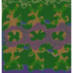 Feralas 3v3 LV terrain minimap