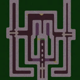 Five Team Tower Defence terrain minimap