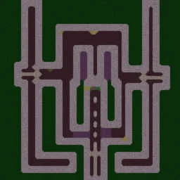 Five Team Tower Defence terrain minimap