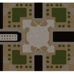 Footman Frenzy v5.0 AI terrain minimap