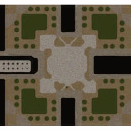 Footman Frenzy v5.0 AI terrain minimap