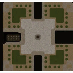 Footmen Frenzy 10,000 AI v3.0 terrain minimap
