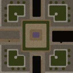 Footmen Frenzy AI 9.6 terrain minimap