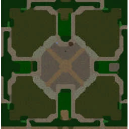 Footmen lvl 1000000 terrain minimap