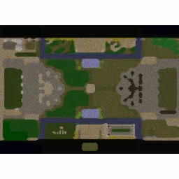 Footmen vs Grunts 5.4c RF terrain minimap