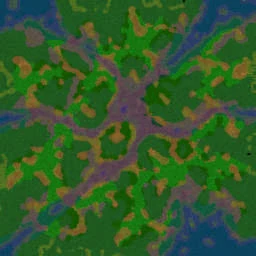 Gnoll Wood terrain minimap
