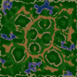 Golem nella Nebbia LV terrain minimap