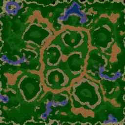 Golems in the Mist terrain minimap