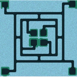 Green Circle TD V6.5 Hard terrain minimap