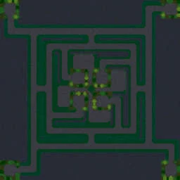 Green CircleTD Reforged 6F terrain minimap