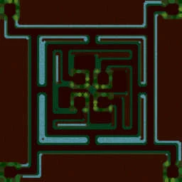 Green CircleTD Reforged 6G terrain minimap