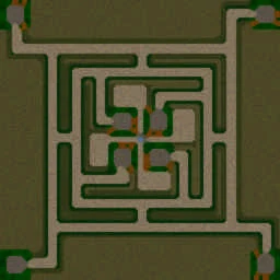 Green CircleTD One terrain minimap